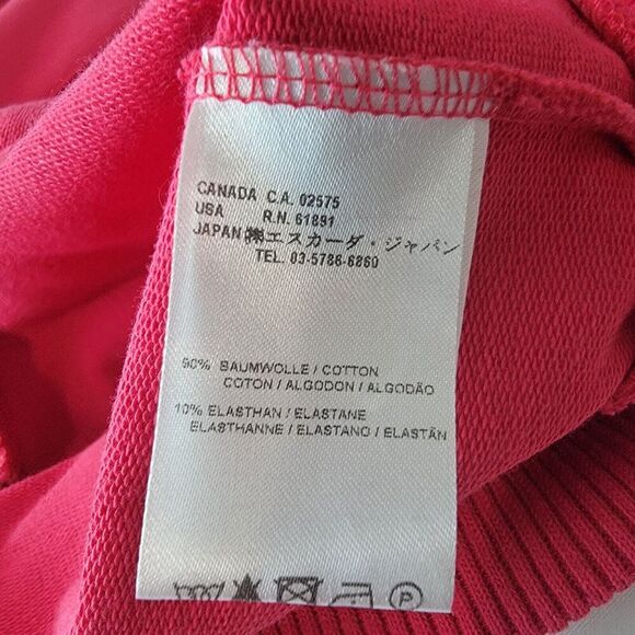 Escada Sport Jacket Womens XL Pink Zipper Athleaisure Gym Comfort Pockets Ruffle - Picture 13 of 16